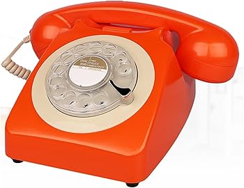 Amazon.co.jp: コード付き電話グリーンレトロ固定電話アンティーク